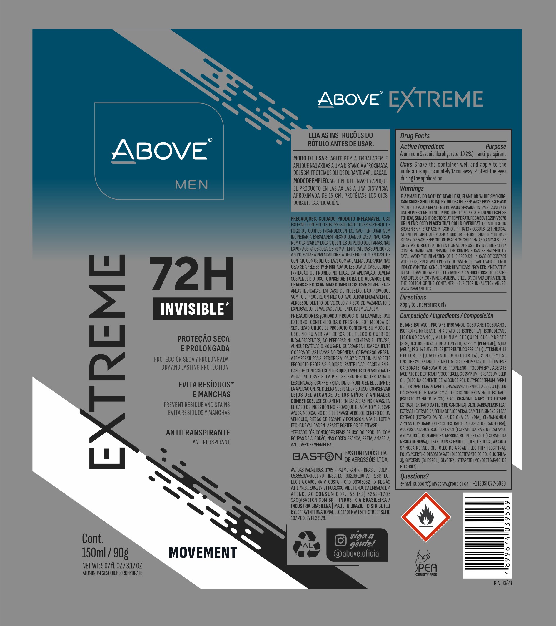 Above Extreme Men Movement 72 Hours
